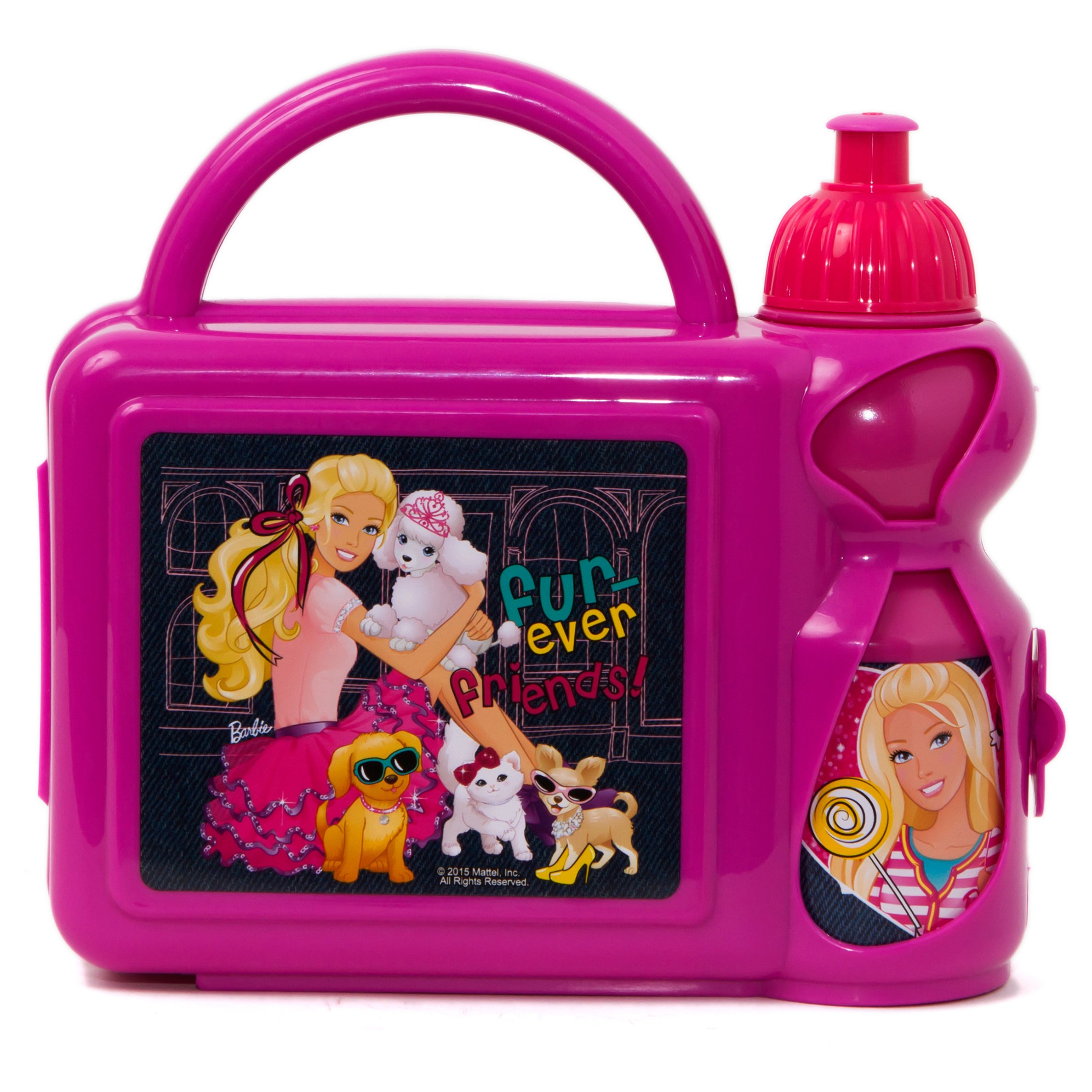 set gentuta pentru pranz si termos barbie
