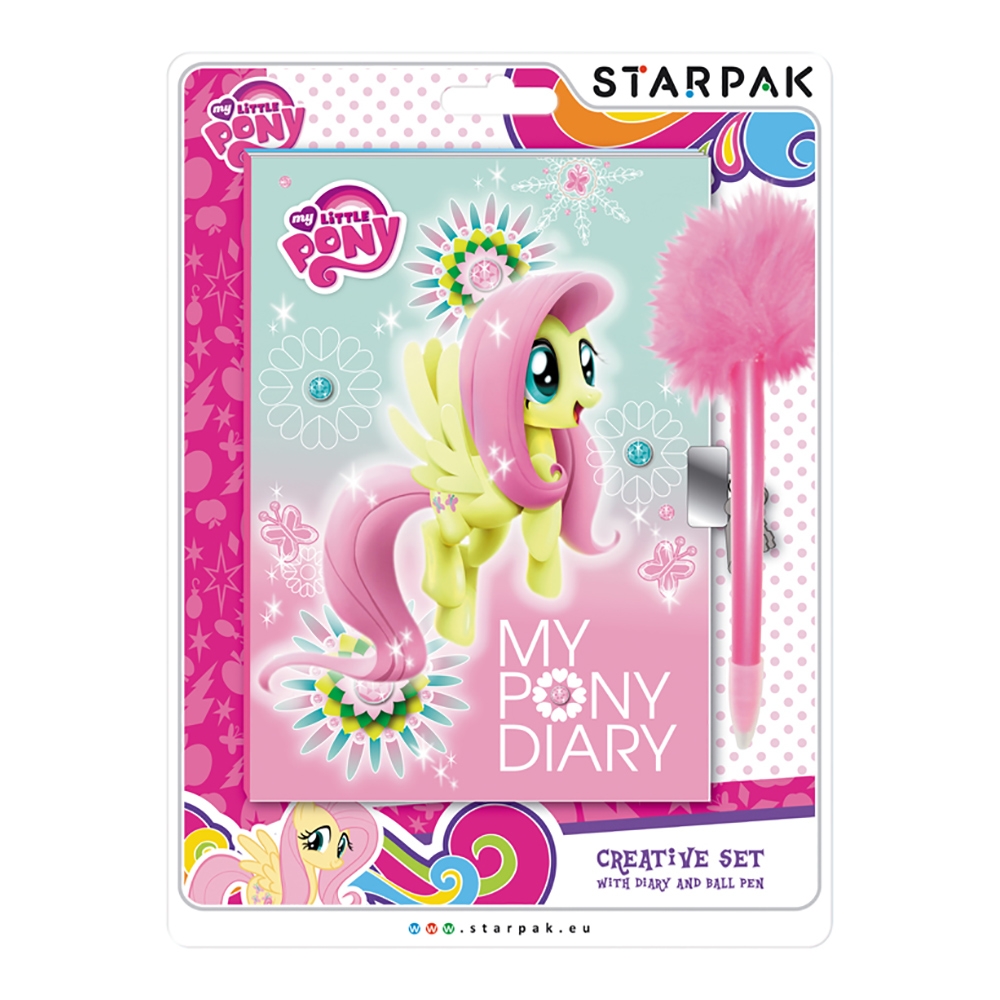 set jurnal cu pix my little pony