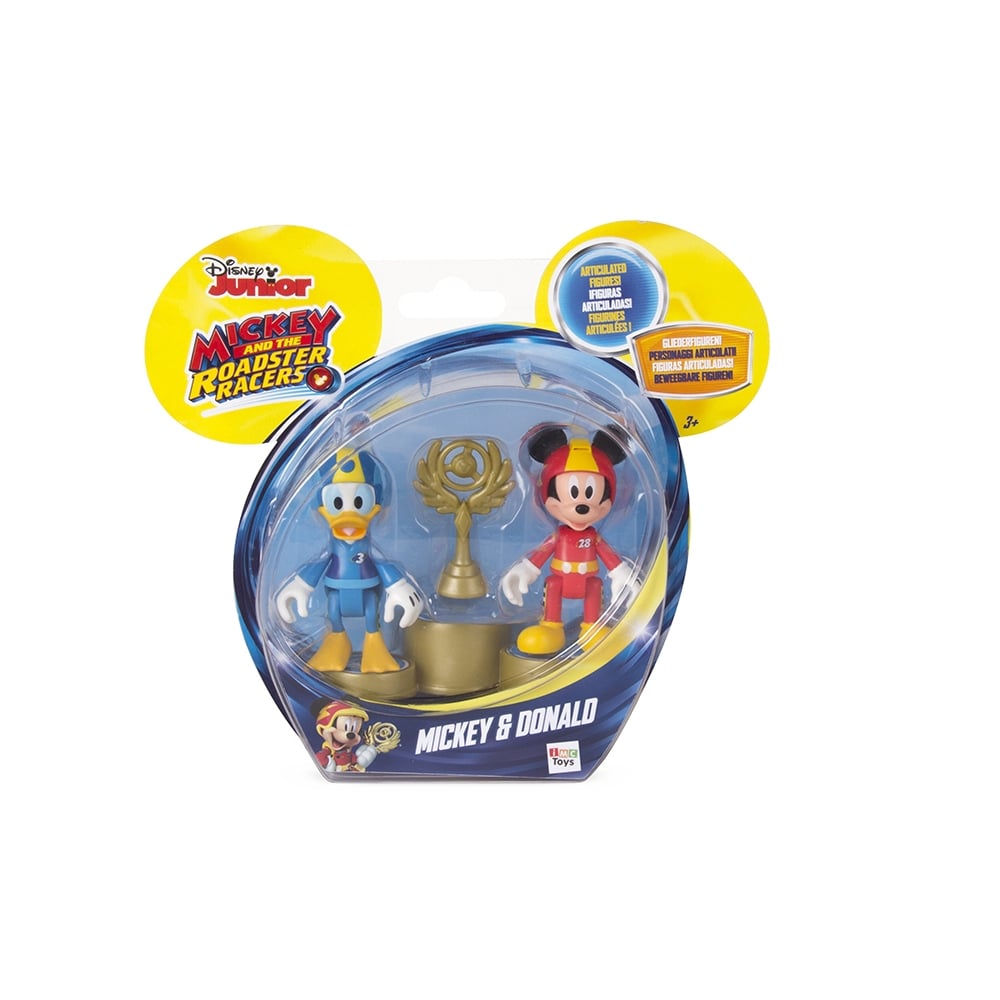 Set minifigurine MIckey si Donald pe podium Disney Mickey Mouse imagine noua