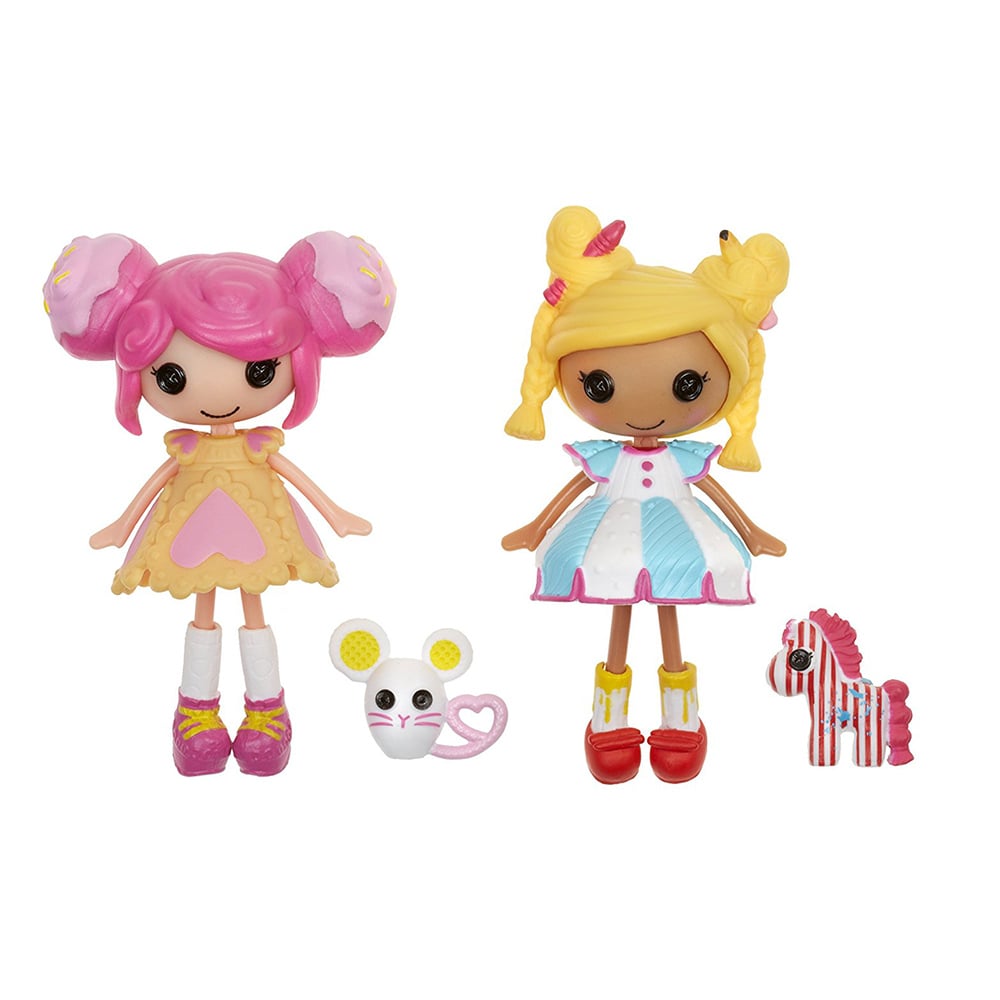 set papusi lalaloopsy minis deluxe-spot splatter splah and crumbs cookie