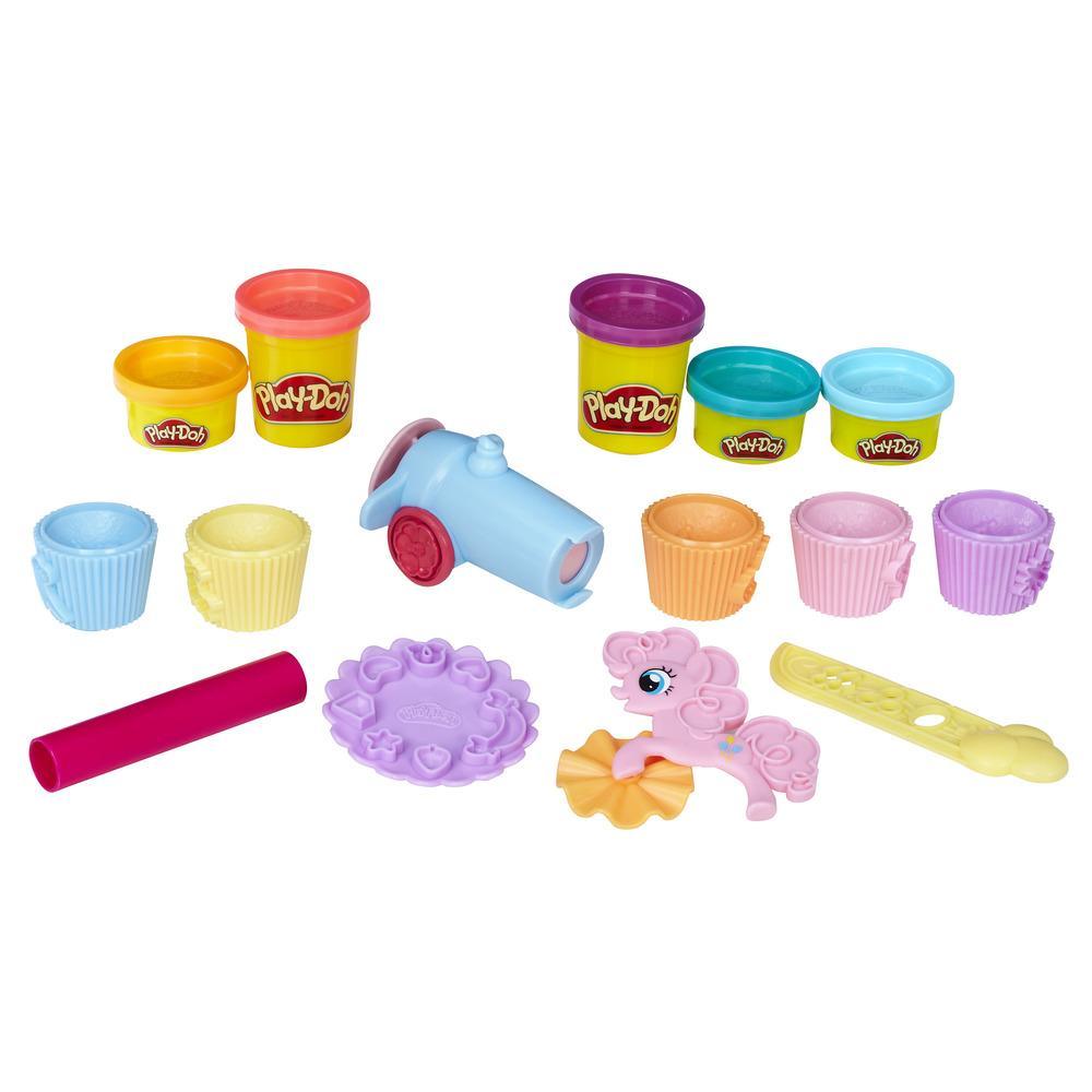 set cu plastilina play-doh, briosele lui pinkie pie