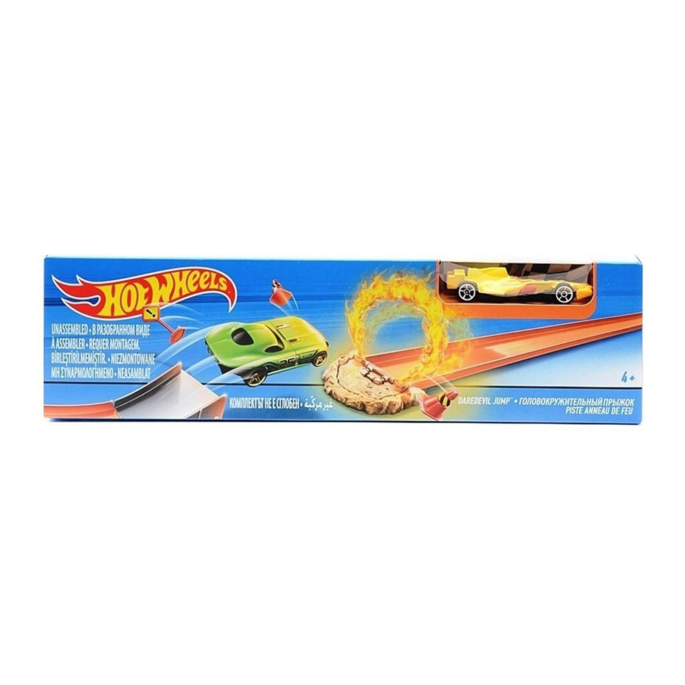 Set pista si lansator hot wheels - daredevil jump/drift king/robo wrecker