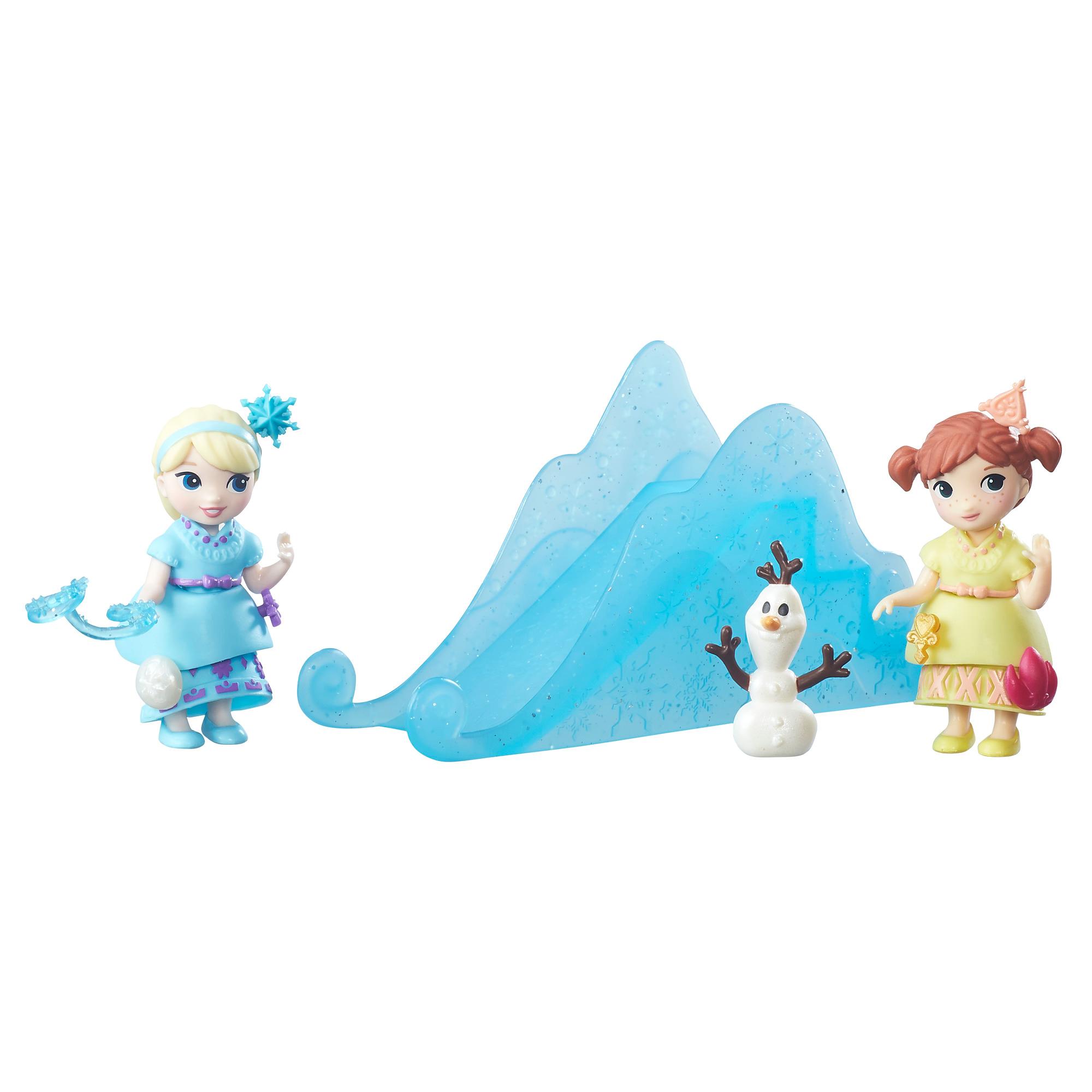Set tematic cu figurine disney frozen - setul surorilor frozen