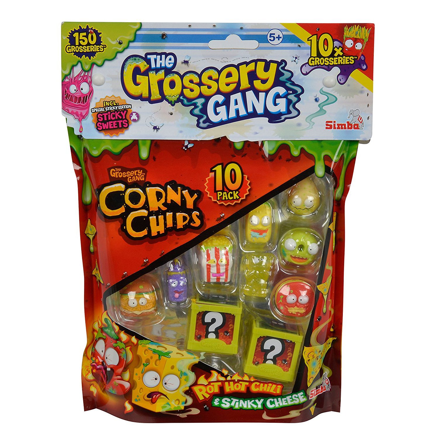 set tematic cu figurine the grossery gang - corny chips