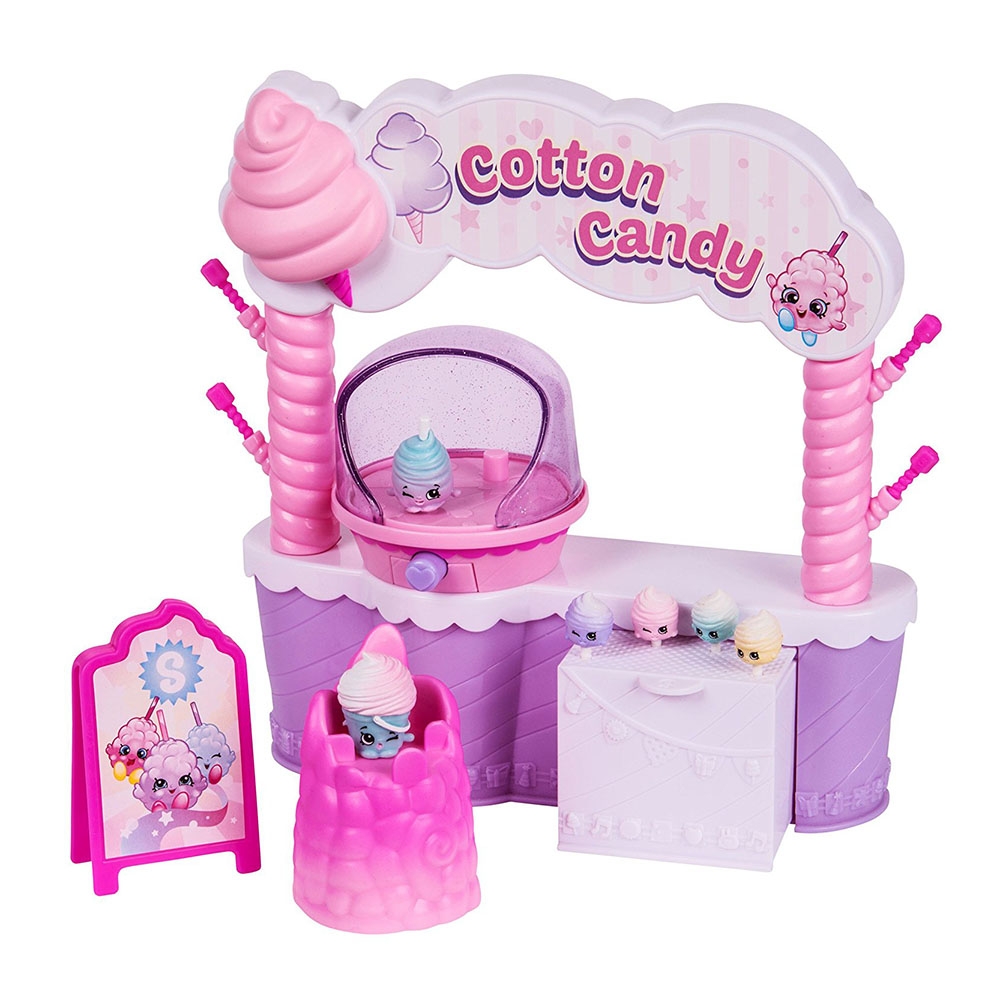 set tematic figurine shopkins join the party - cotton candy
