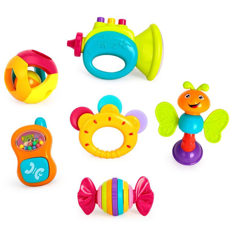 Set 6 jucarii zornaitoare bebelusi Hola Toys