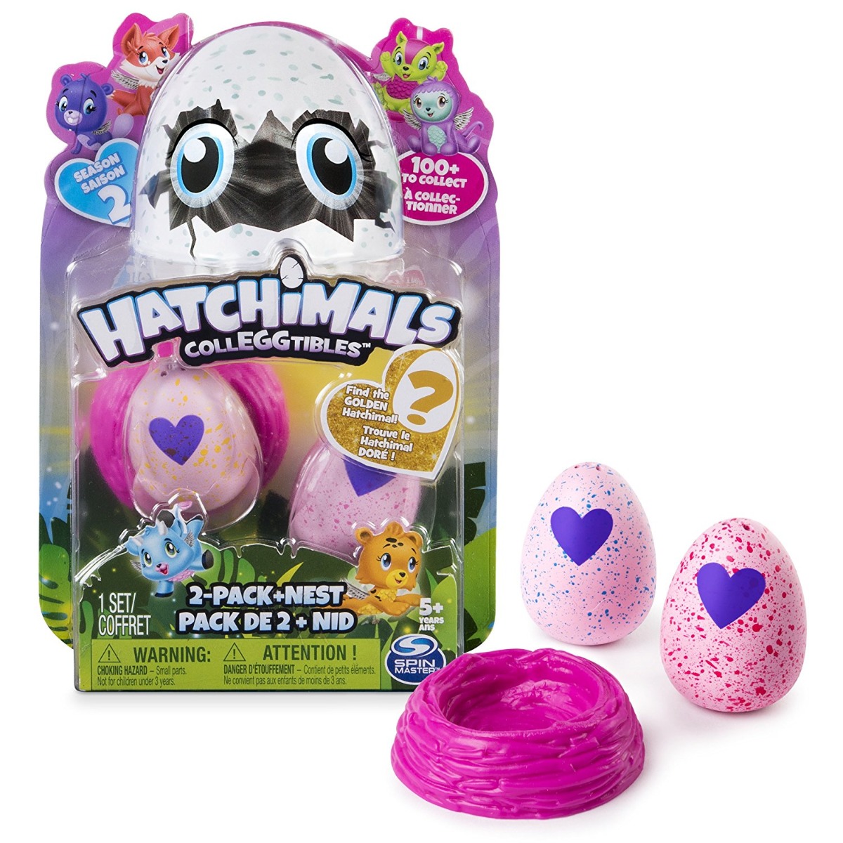 set 2 oua surpriza cu cofraj hatchimals colleggtibles (sezonul 2)