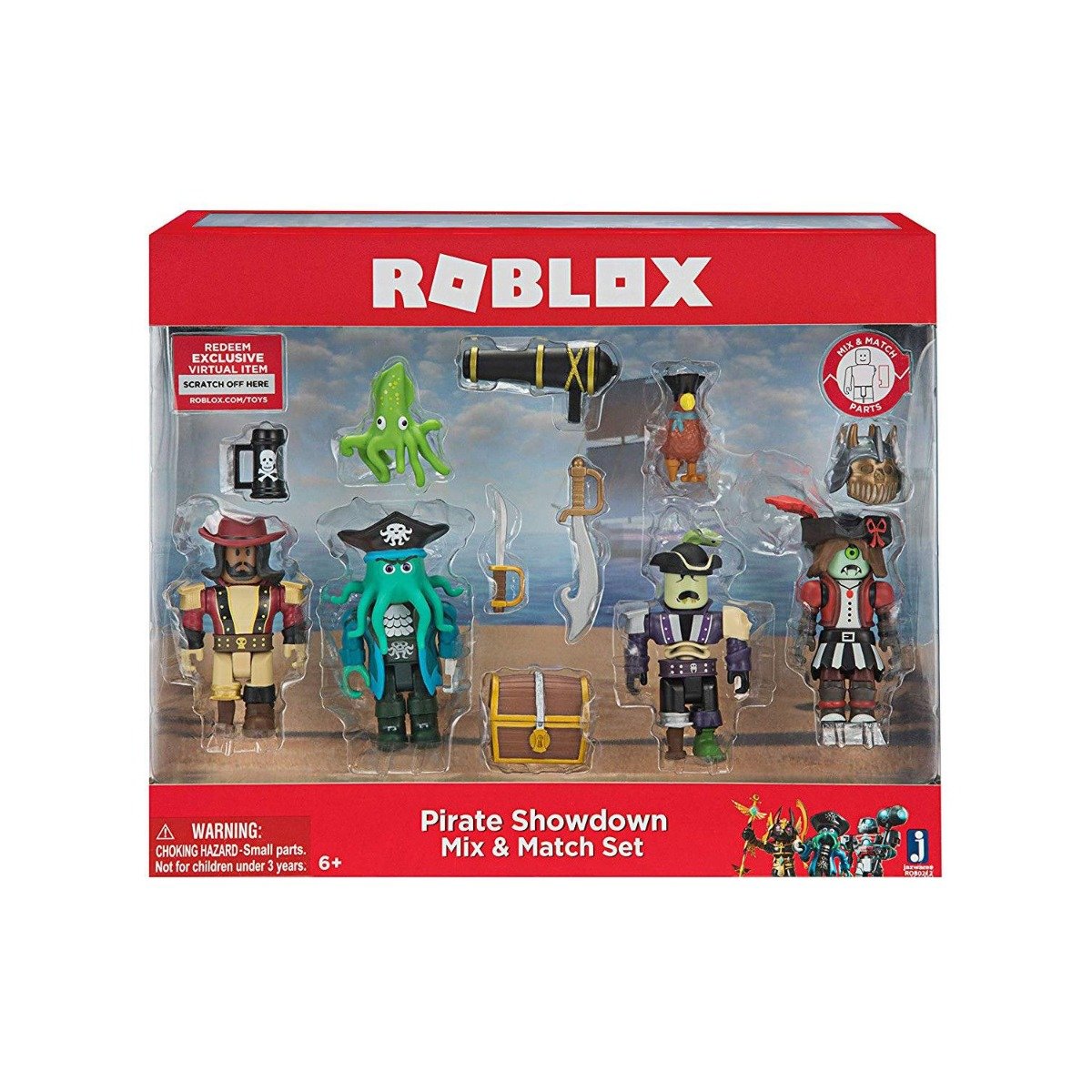 Set 4 figurine interschimbabile Roblox, Pirate Showdown