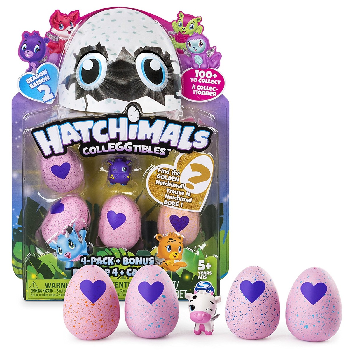 set 4 oua surpriza hatchimals colleggtibles + bonus (sezonul 2)