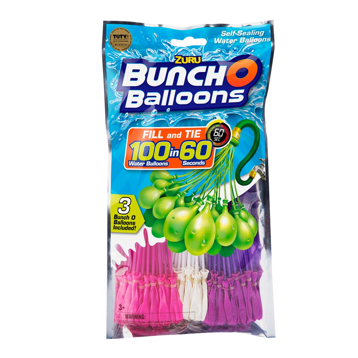 Set baloane pentru apa zuru bunch o balloons, 100 buc