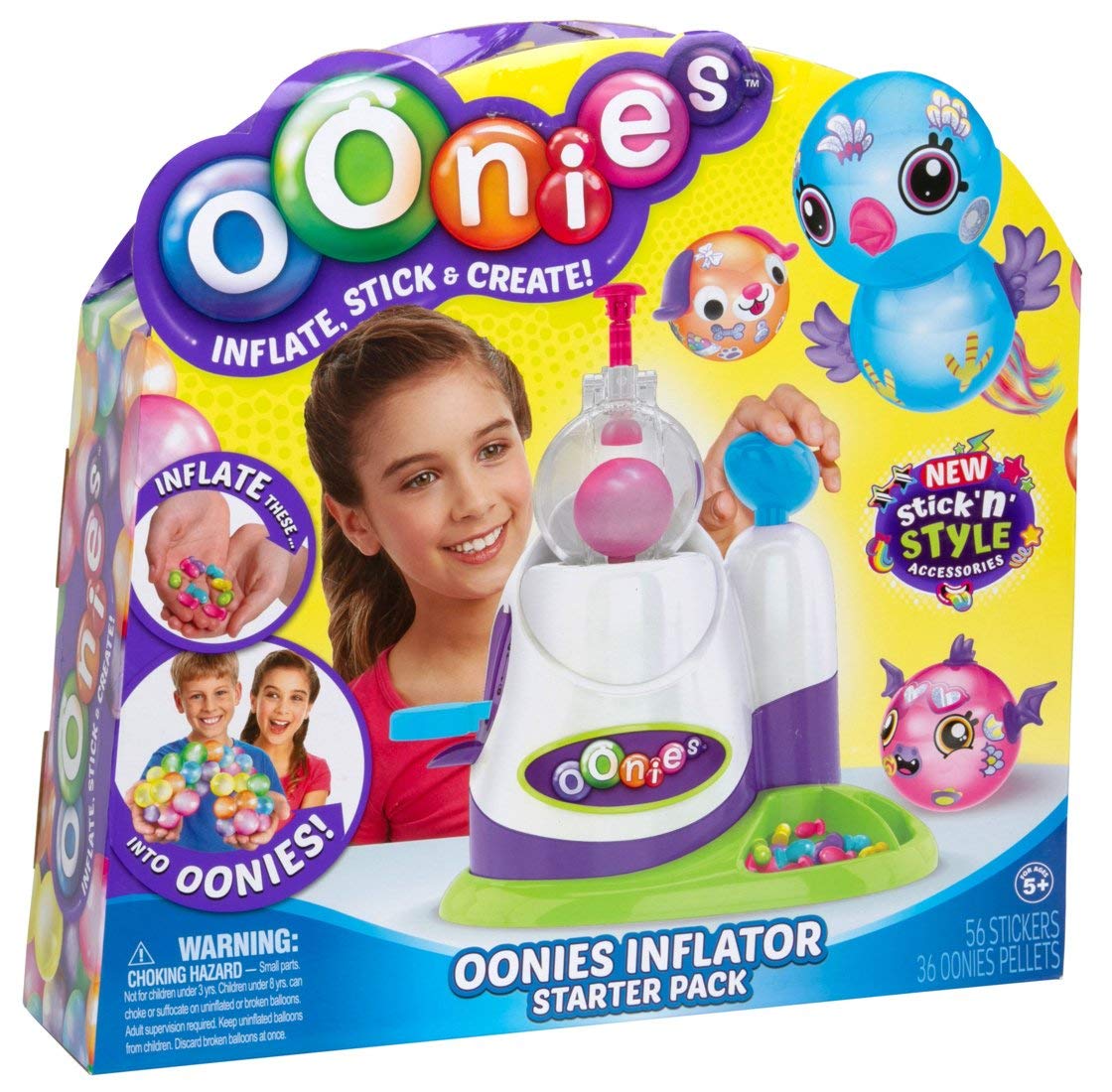 Set cu dispozitiv de umflat baloane oonies s3