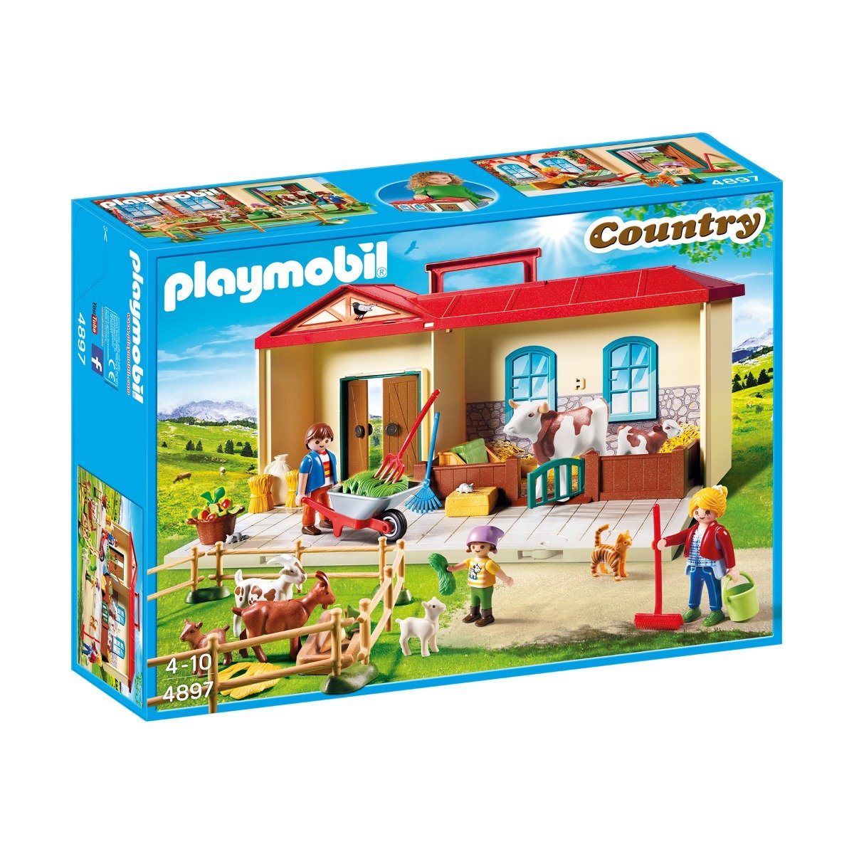 Set cutie de joaca Playmobil Country – Casuta de la tara (4897) (4897) imagine 2022 protejamcopilaria.ro