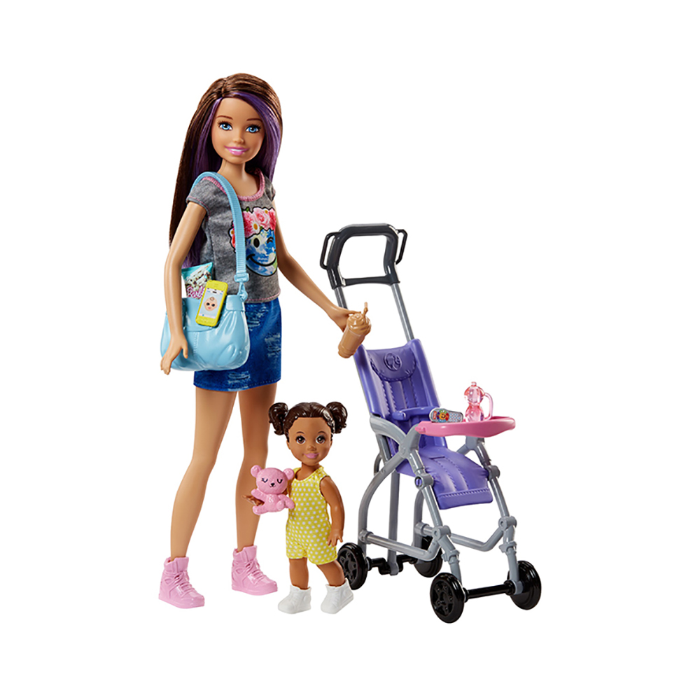 set de joaca ingrijire bebe barbie skipper babysitter inc