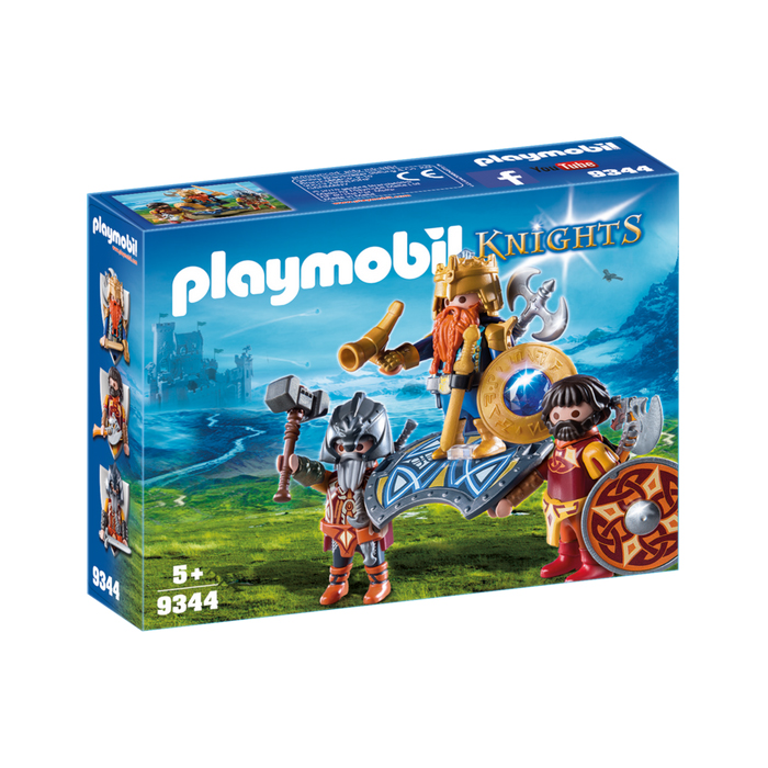 Set figurine Playmobil - Regele Pitic cu gardieni (9344)