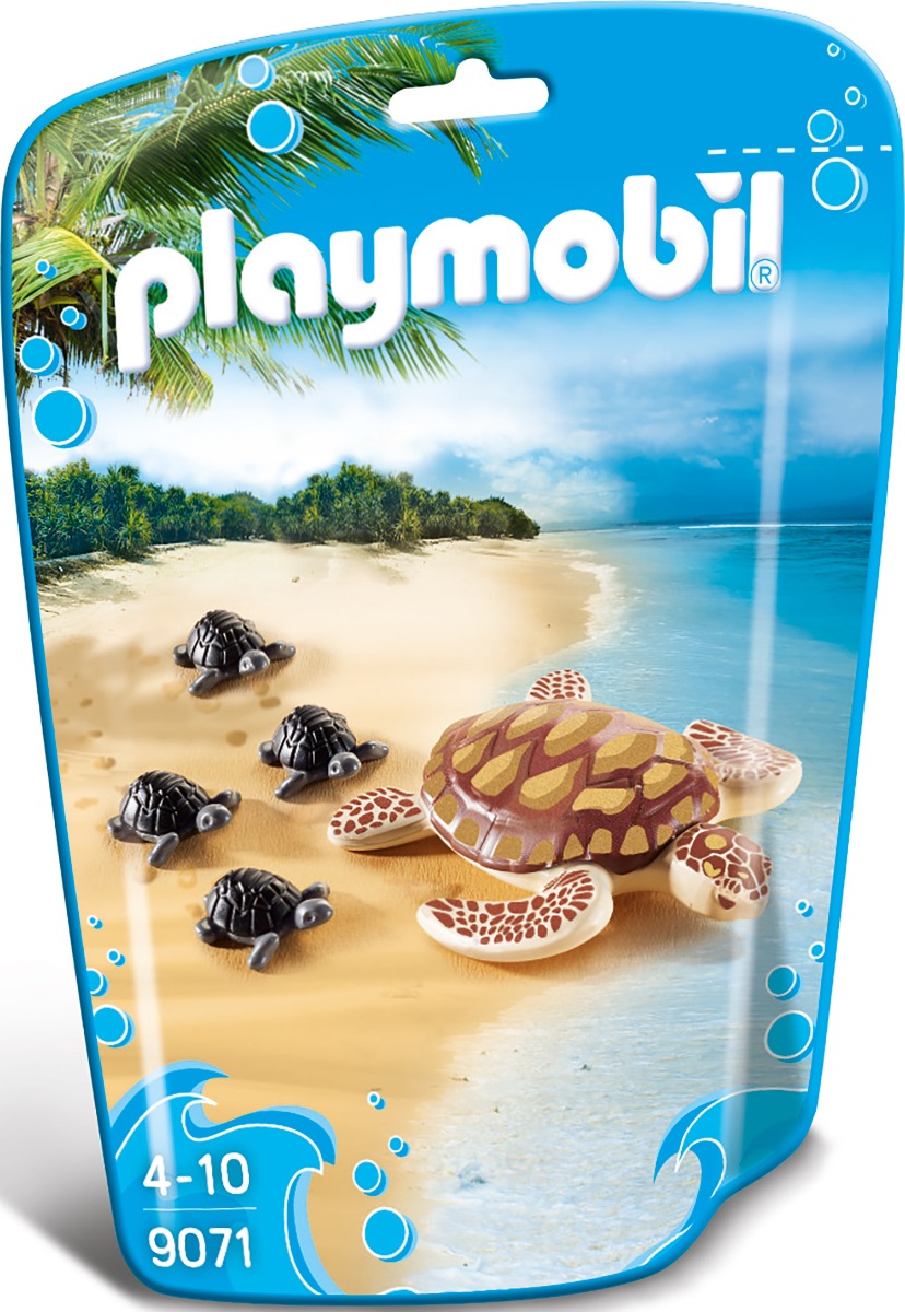 set figurine playmobil family fun - broasca testoasa cu puii sai (9071)