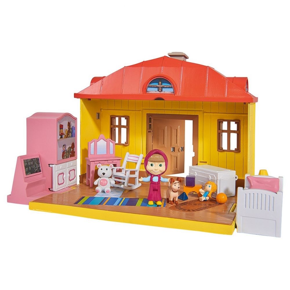 Set figurine si accesorii Simba Casuta Mashei