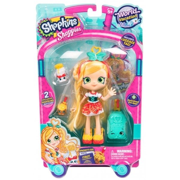 Set papusa shopkins shoppies spaghetti sue cu accesorii