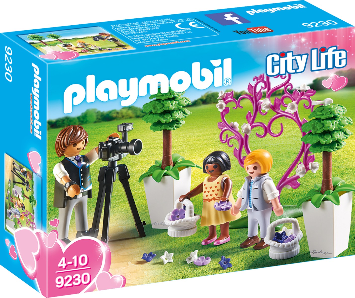 Set Playmobil City life Wedding - Copii cu flori si fotograf (9230)