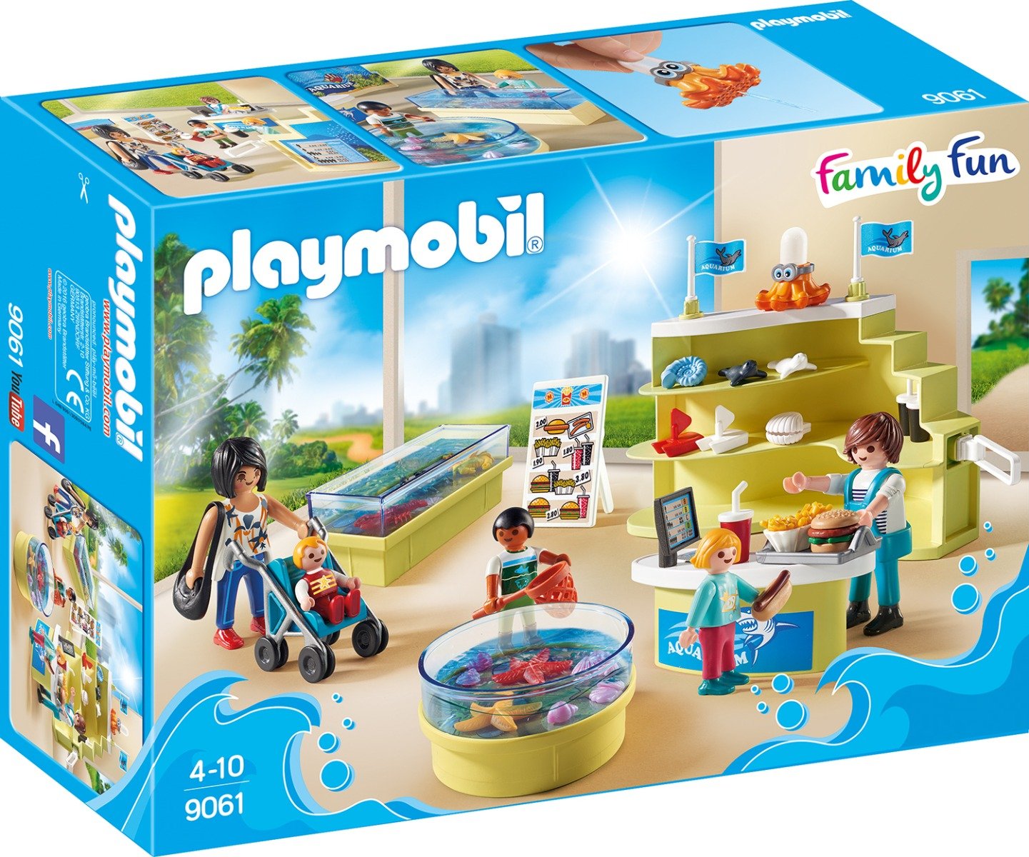 set playmobil family fun - magazin acvariu (9061)