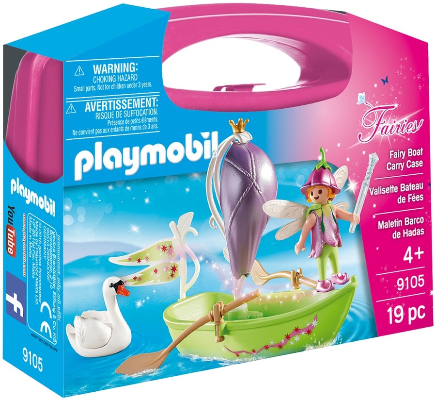 Set portabil Playmobil Fairies - Barcuta cu zane (9105)