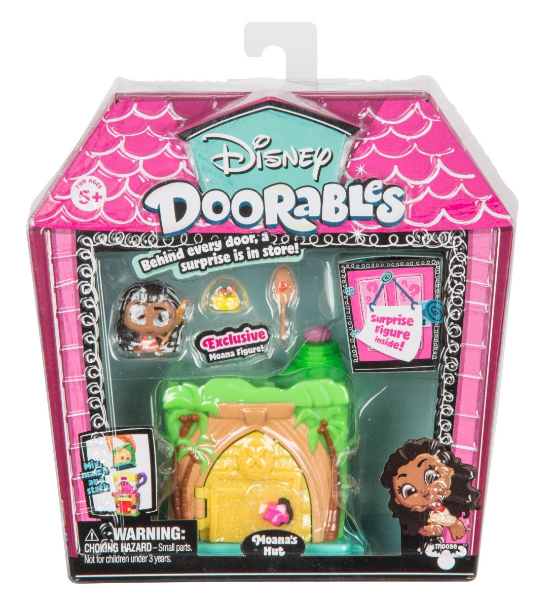 Set tematic de joaca Disney Doorables Moana Hut 69415