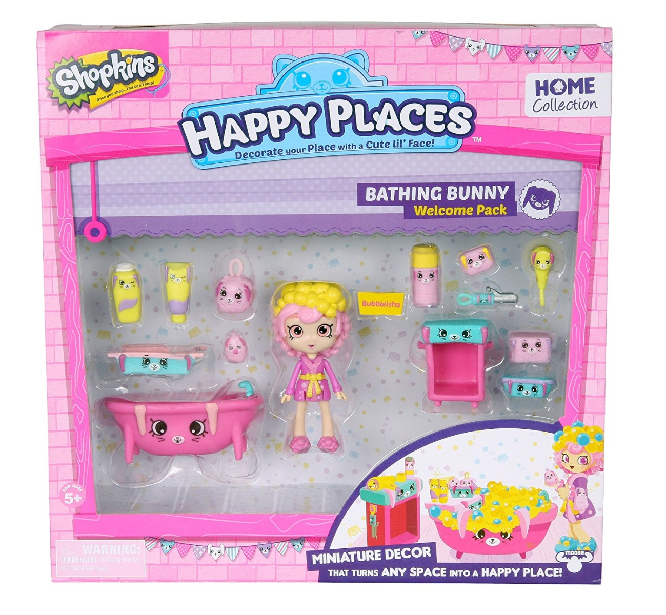 Set papusa shopkins happy places - bathroom