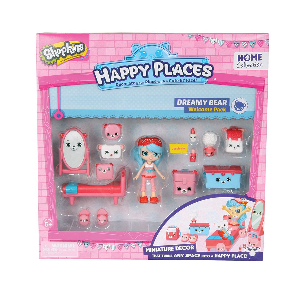 Set papusa shopkins happy places - bedroom