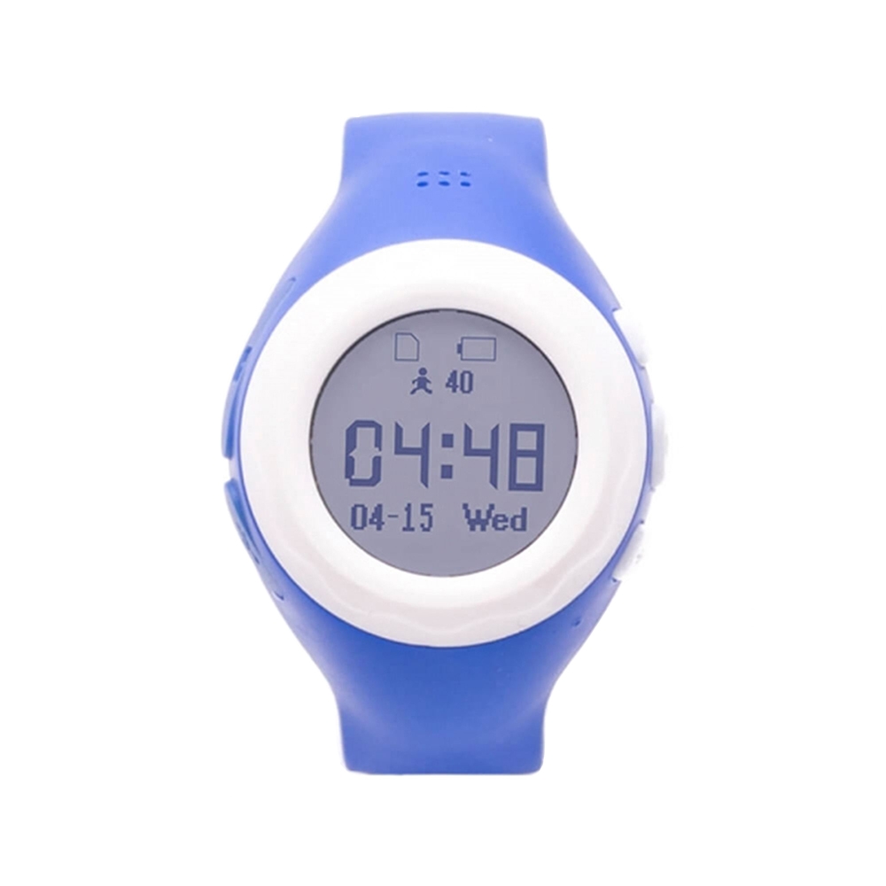 smartwatch e-boda safe kids cu gps, sim, monitorizare copii, albastru + cartela orange prepay