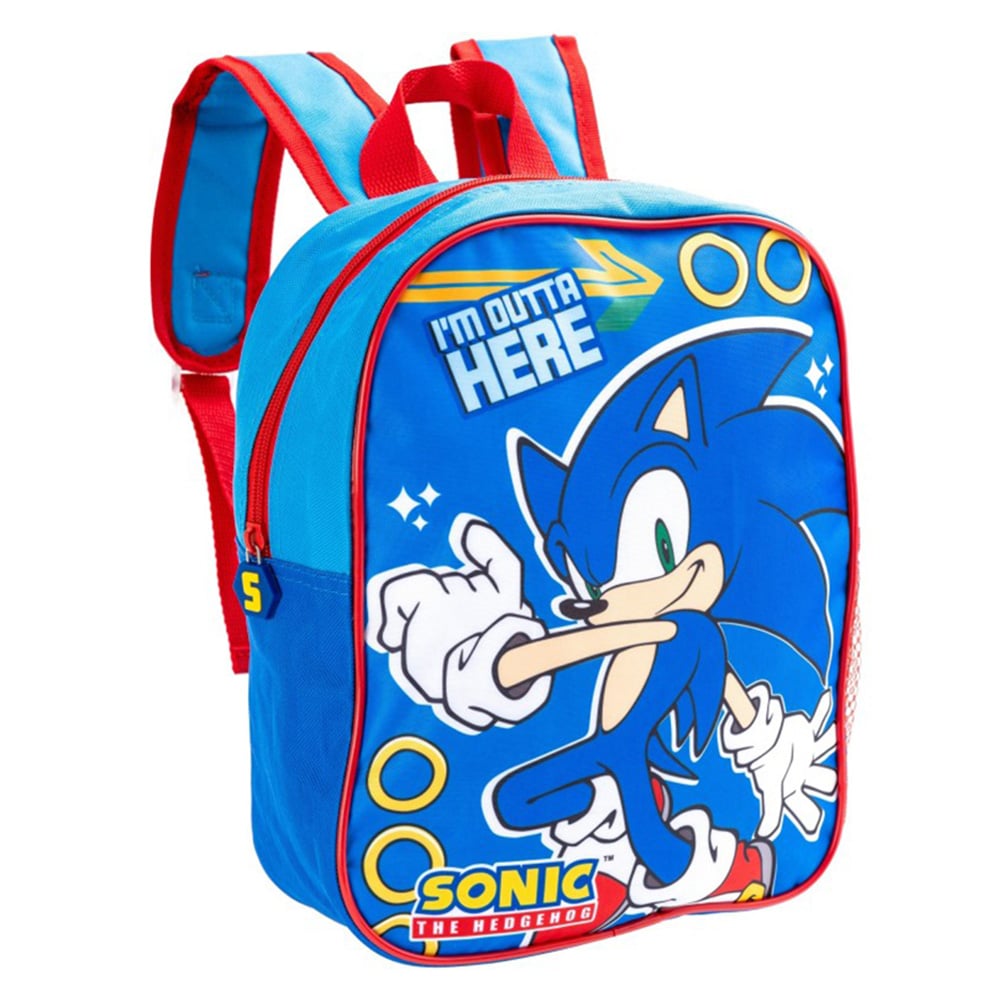 Ghiozdan mini pentru gradinita, Sonic the Hedgehog, Gaming