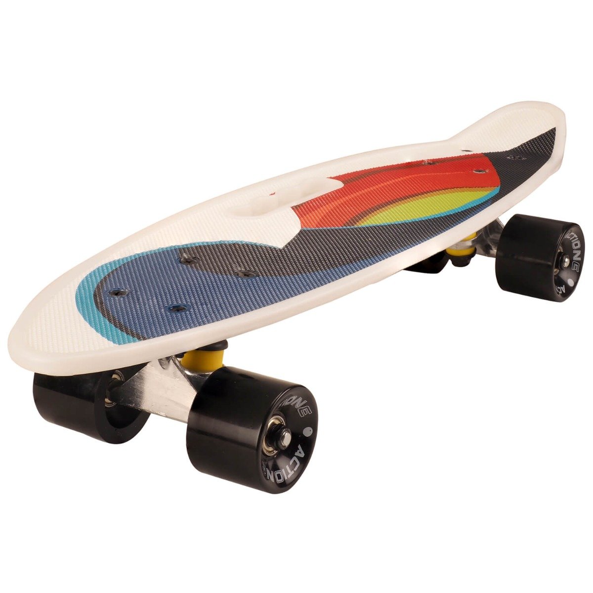 Penny board portabil Action One, ABEC-7, Color Wave