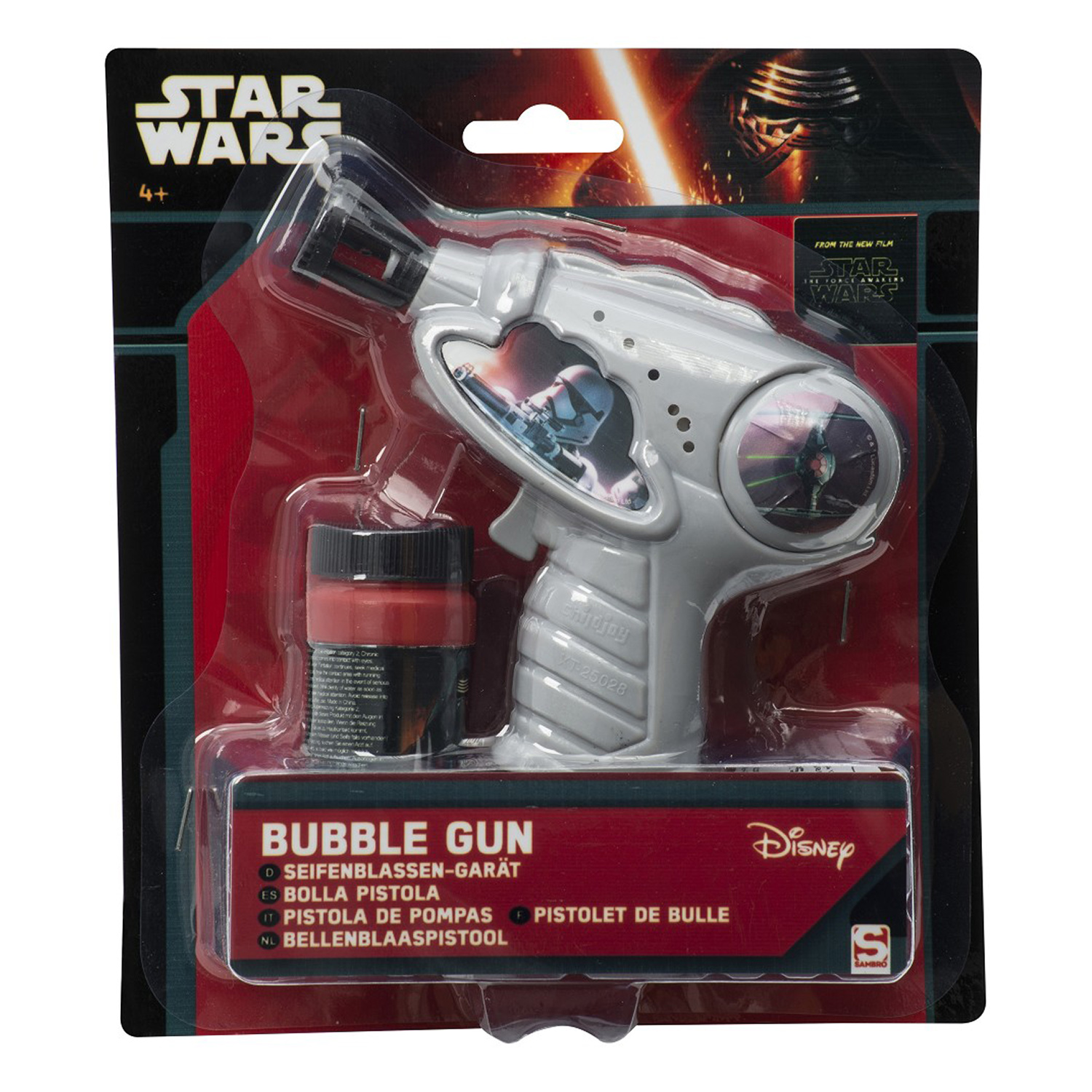 star wars - pistol baloane de sapun, gri