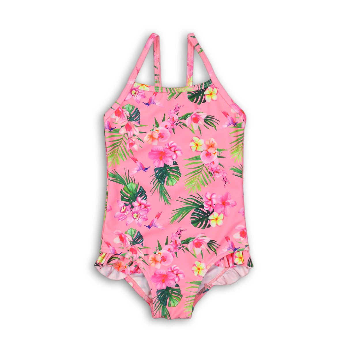 costum de baie fete cu imprimeu minoti swim, roz