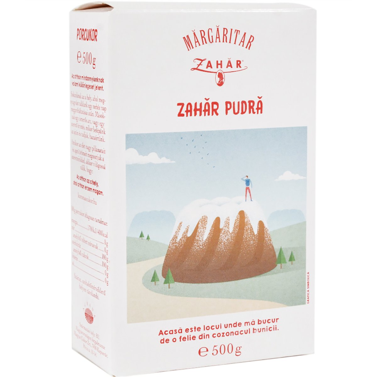 Zahar pudra margaritar, 500 gr