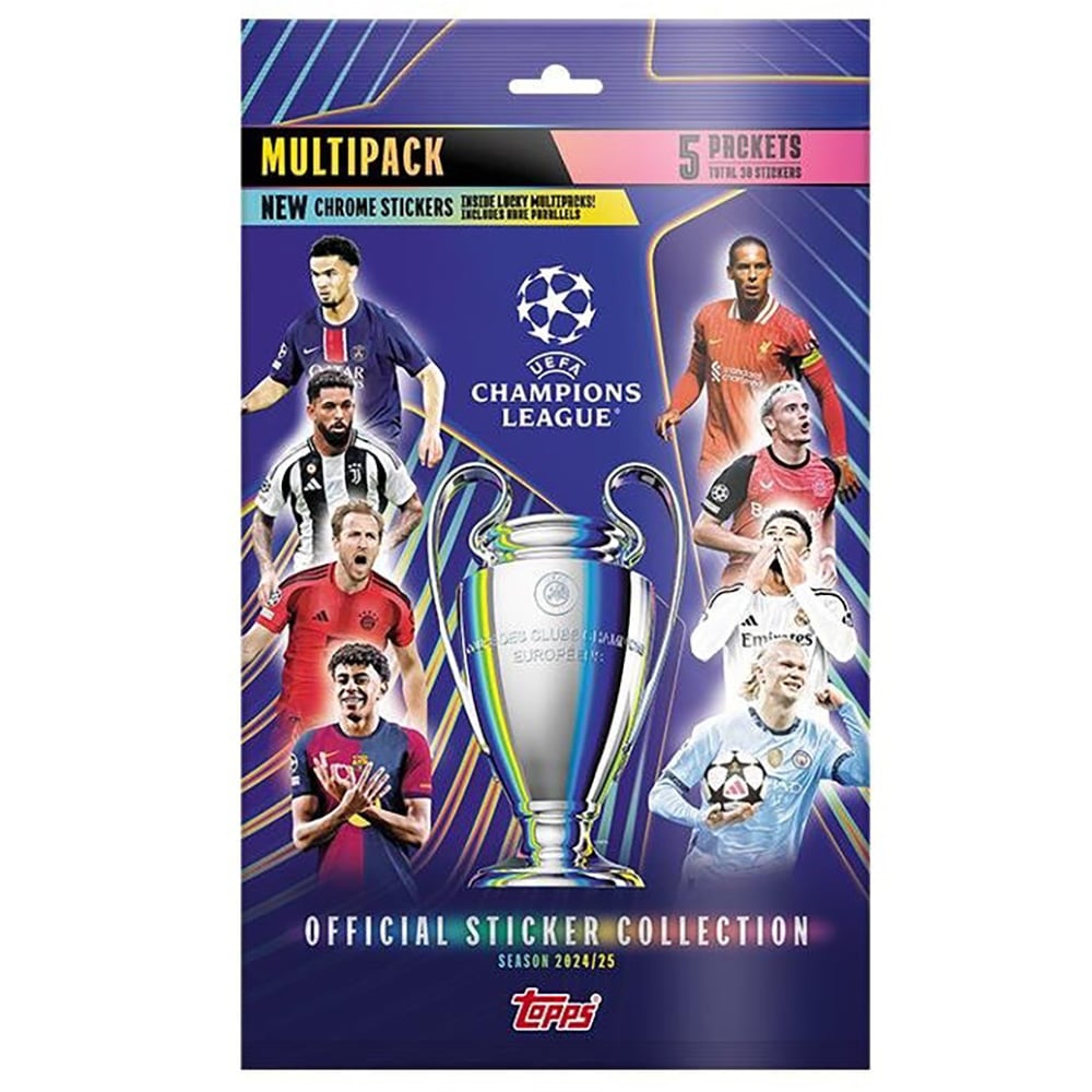Set stickere, Topps, Champions League 2024-2025, Multipack