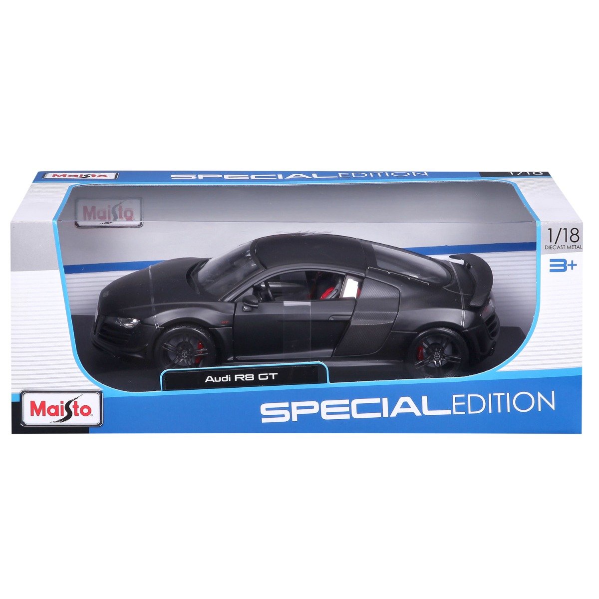 Macheta metalica, Maisto, Audi R8 GT, 1:18, Negru