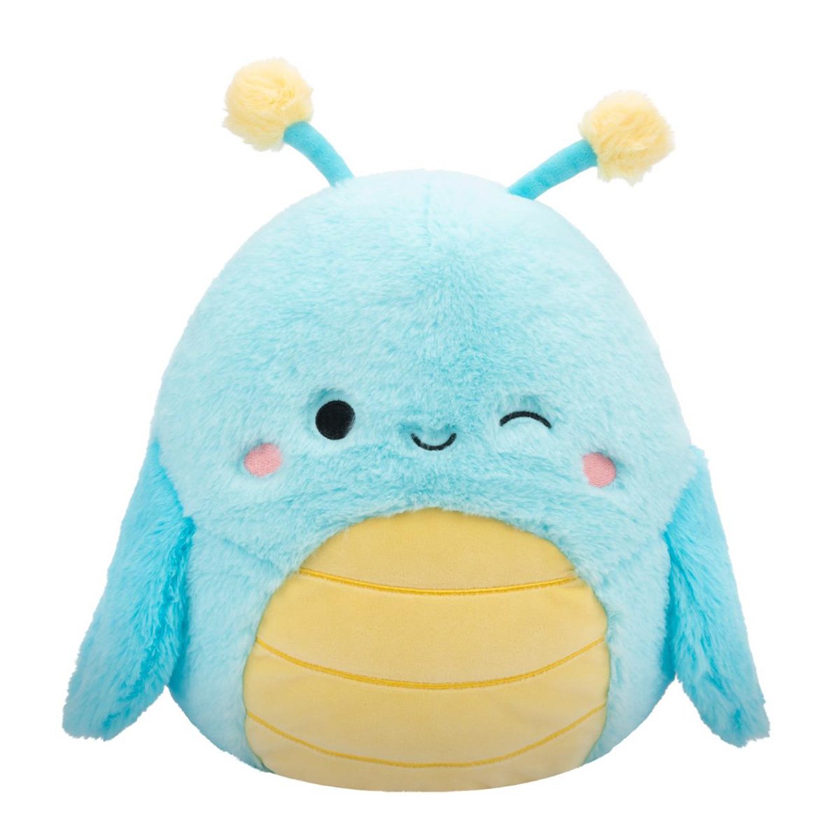 Jucarie de plus, Squishmallows, Fuzzamallows, Greierele Giles, 30 cm