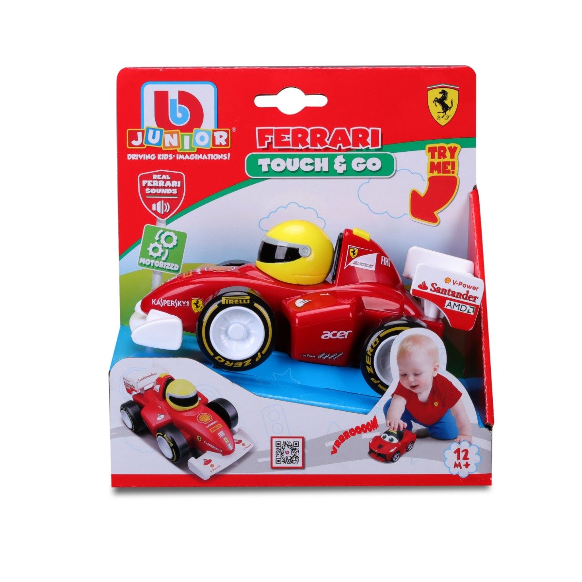 Primul meu Ferrari Touch And Go, Bburago, Formula Race