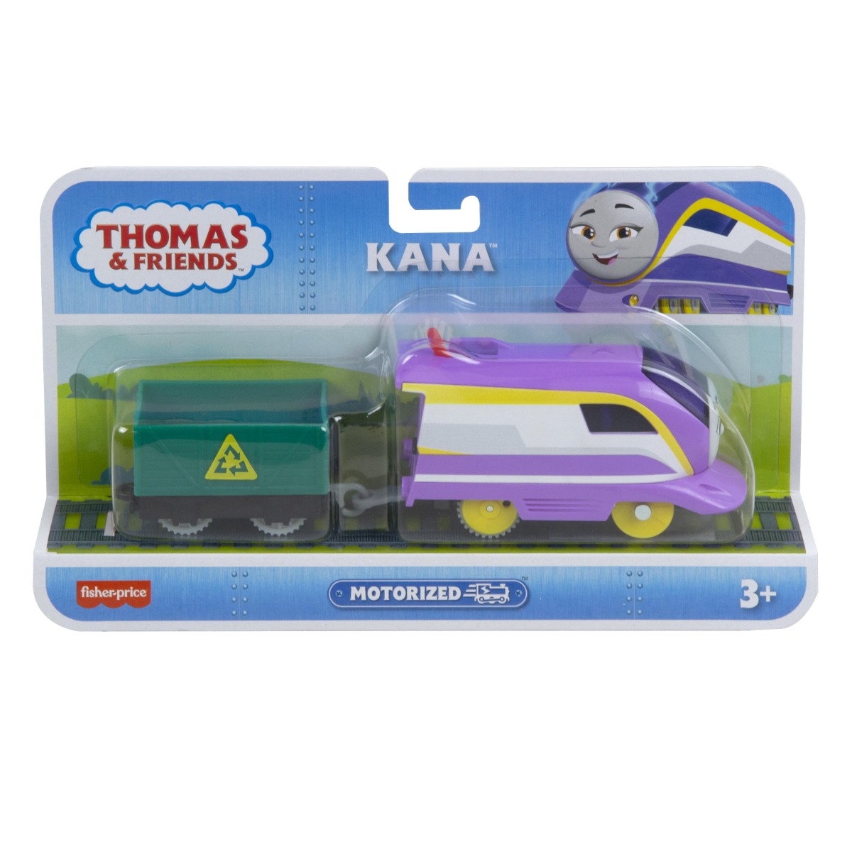 Locomotiva motorizata cu vagon, Thomas and Friends, Kana, HDY69