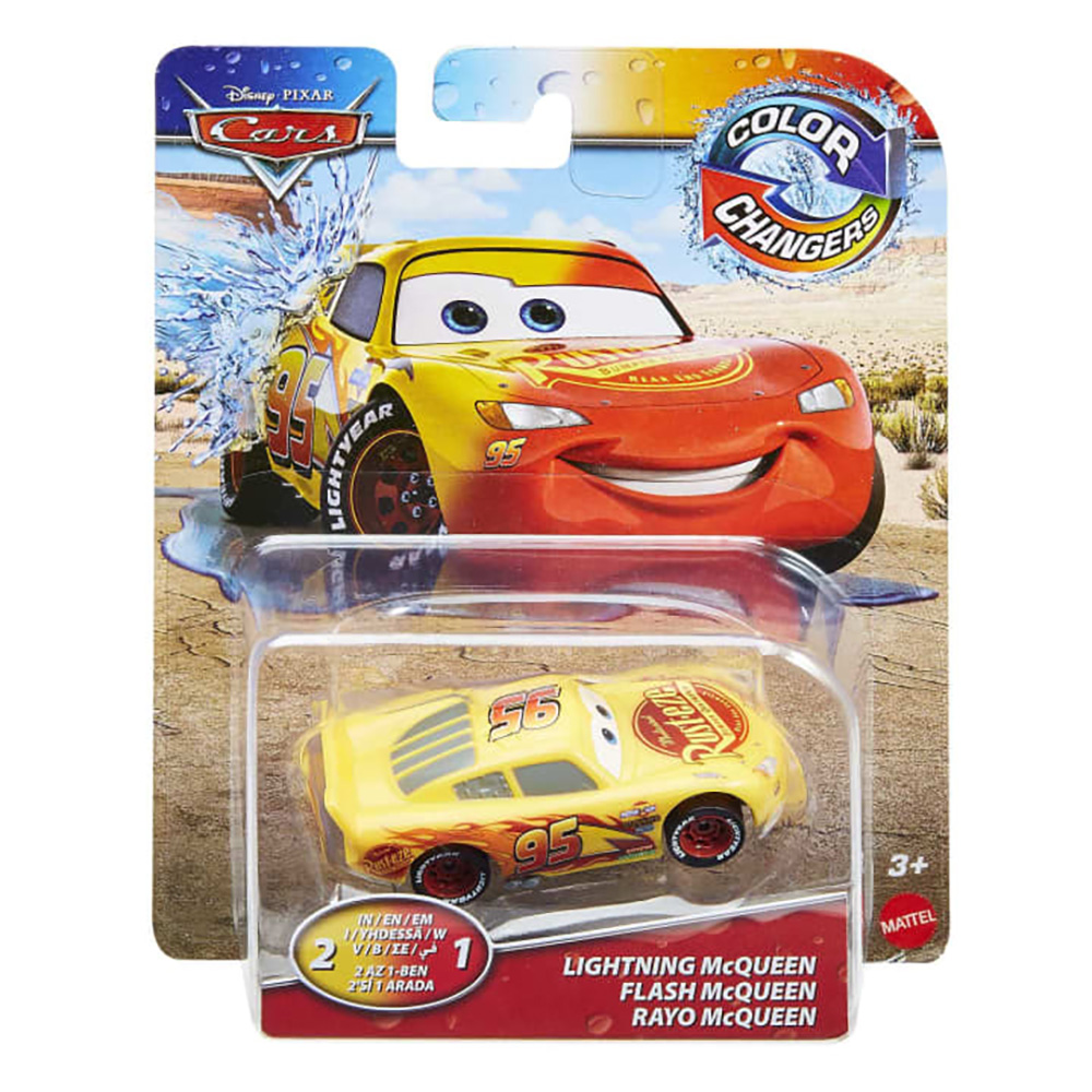 Masinuta Disney Cars, Color Changers, Lightning Mcqueen, 1:55, GNY95