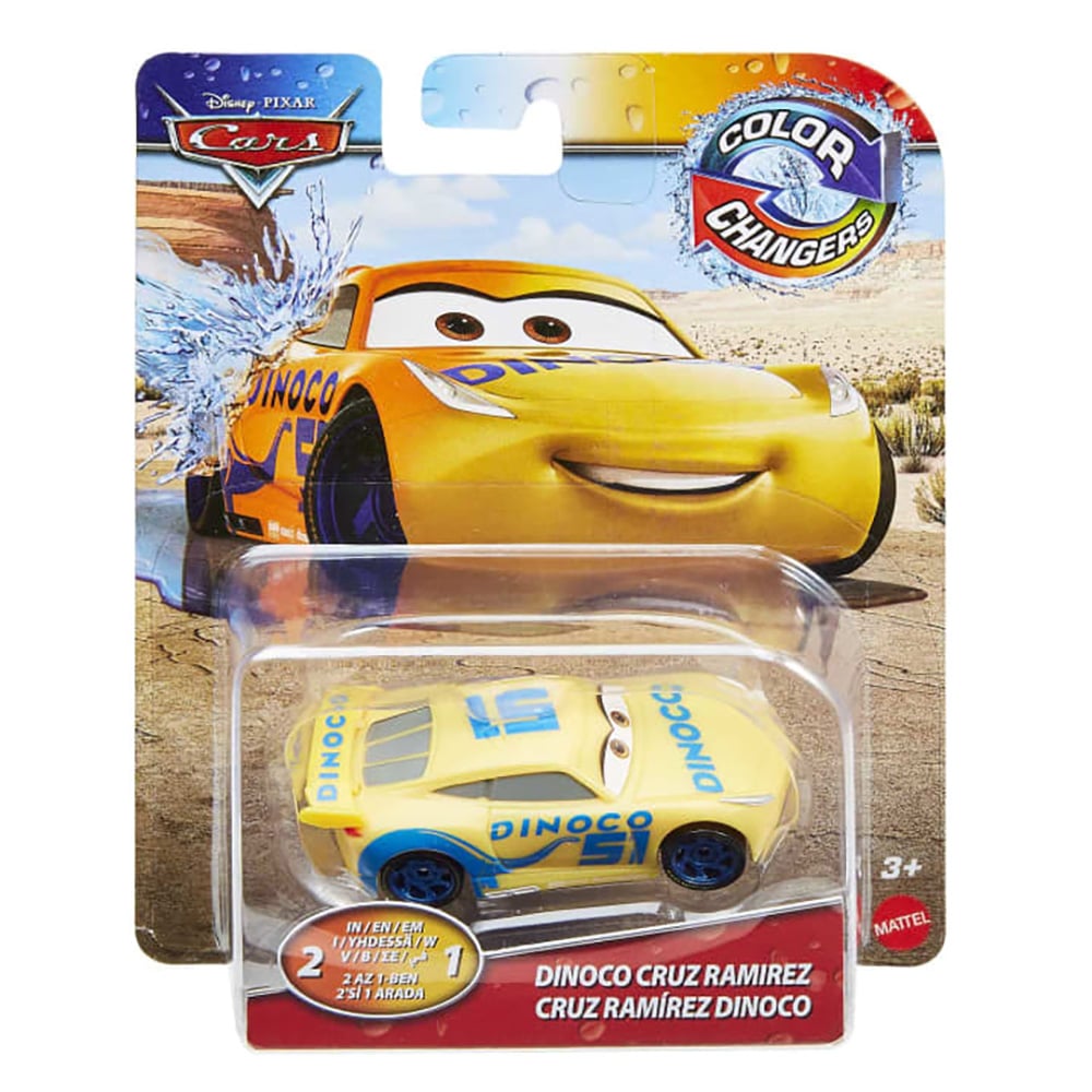 Masinuta Disney Cars, Color Changers, Dinoco Cruz Ramirez, 1:55, GNY97