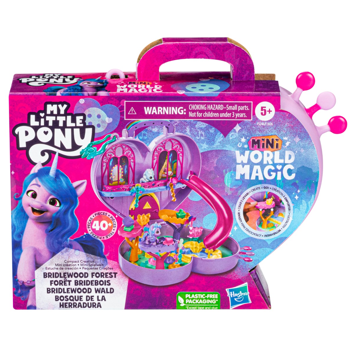 Set de joaca cu figurina, My Little Pony, Mini World Magic, Bridlewood Forest, F5246