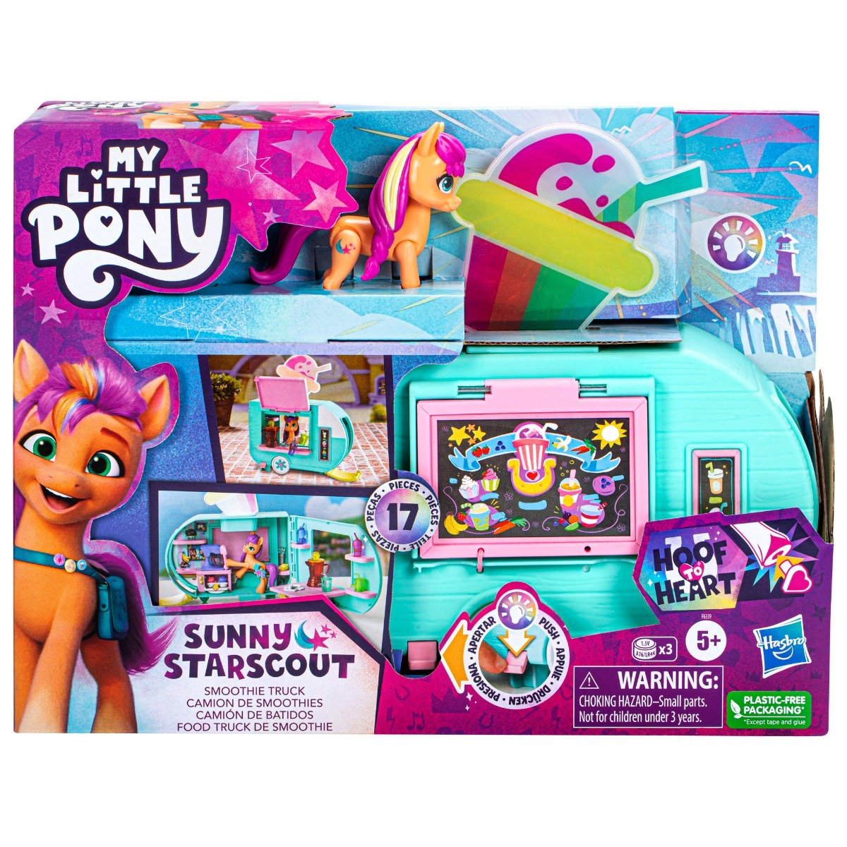 Set de joaca, My Little Pony, Rulota de Smoothie a lui Sunny Starscout