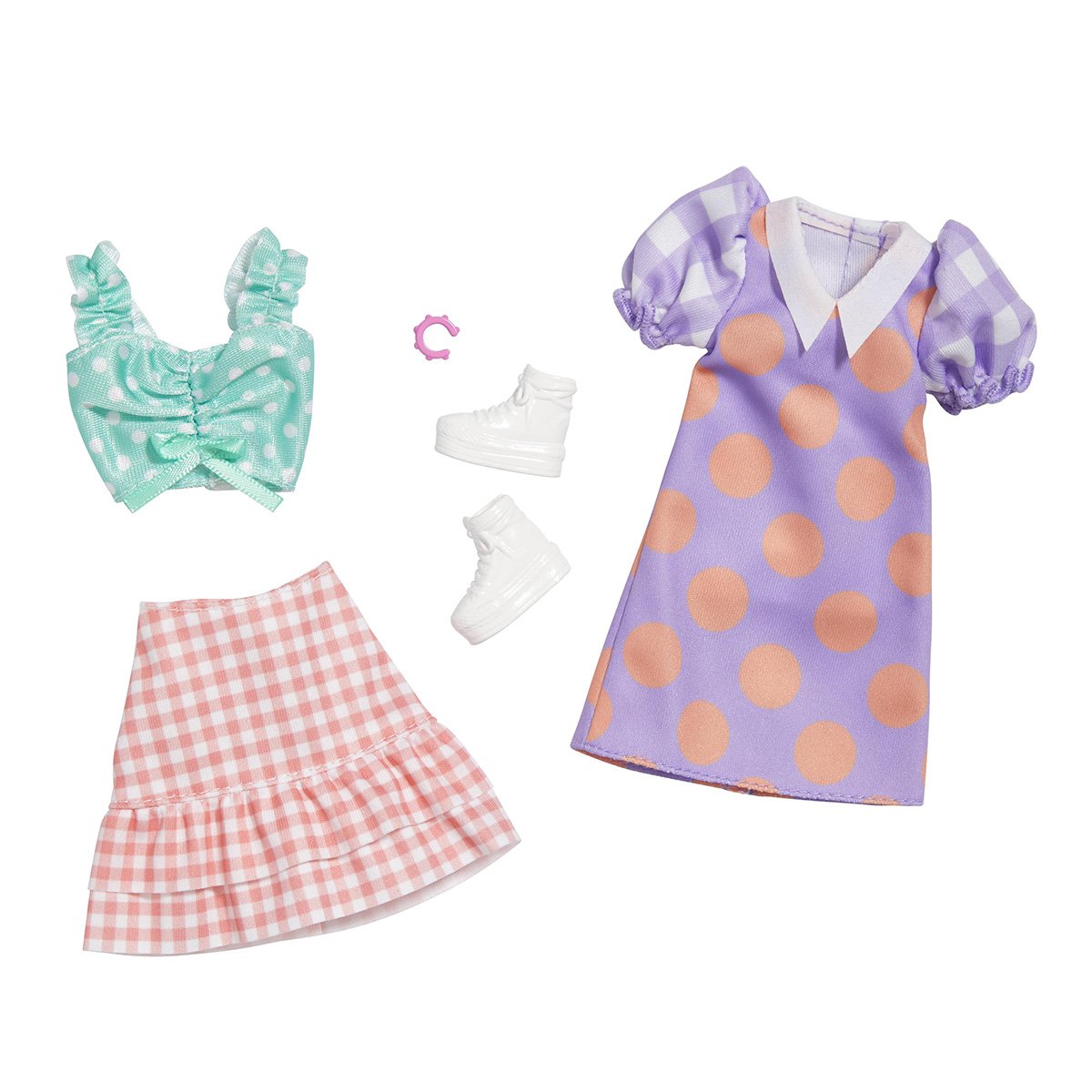 Poze Set de haine si accesorii pentru papusi, Barbie, HBV70