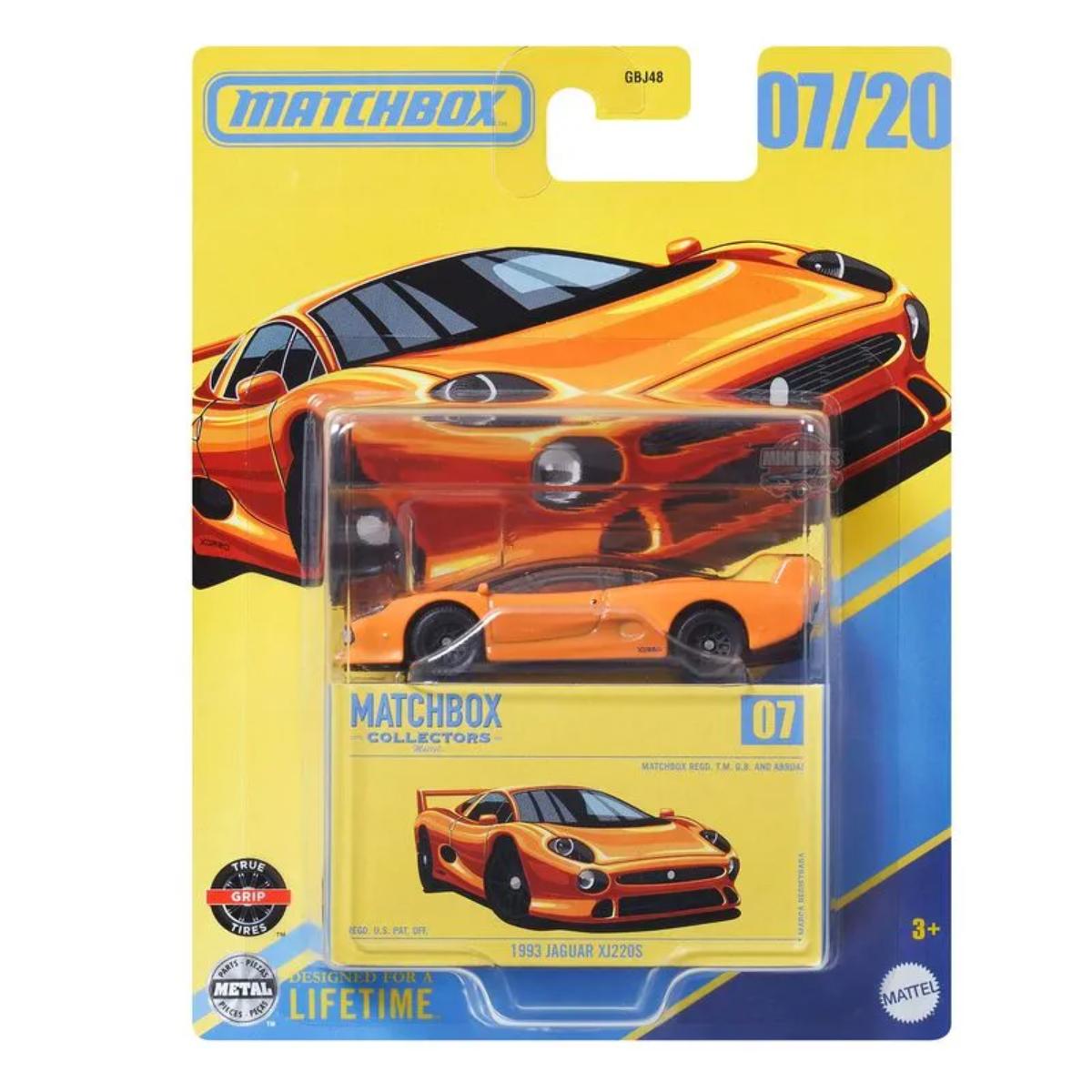 Masina metalica, Matchbox, 1993 Jaguar XJ220S, 1:64, JCL26