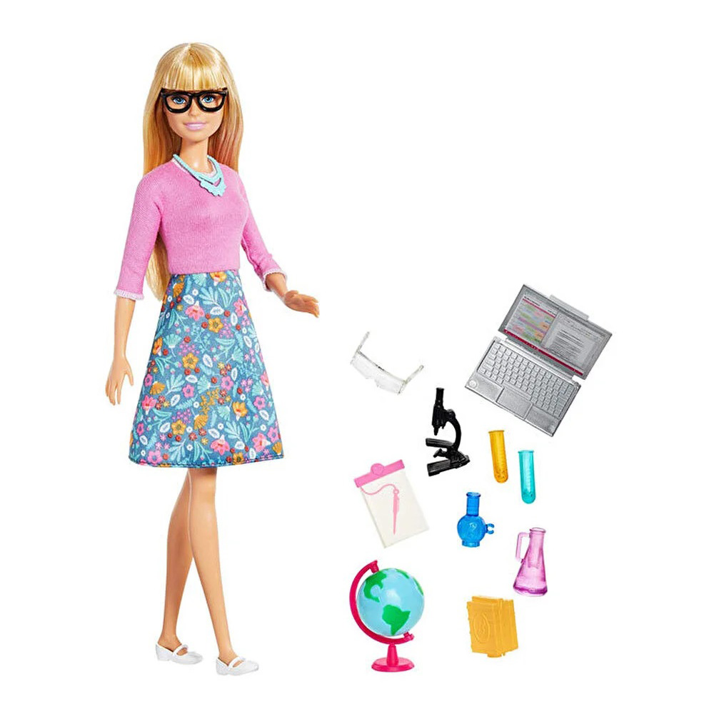 Poze Set papusa cu accesorii, Barbie, Profesoara, GJC23
