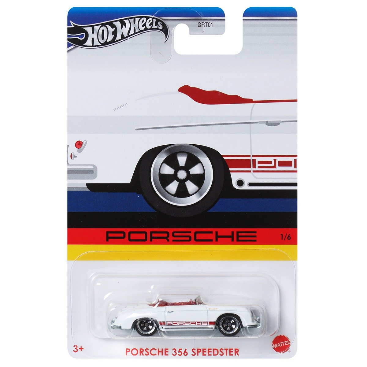 Masinuta metalica, Hot Wheels, Porsche 356 Speedster, 1:64, HRW56