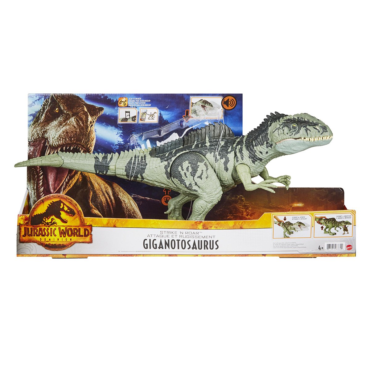 Figurina articulata, Dinozaur, Jurassic World, N Roar Giganotosaurus, GYC94 articulata imagine noua responsabilitatesociala.ro
