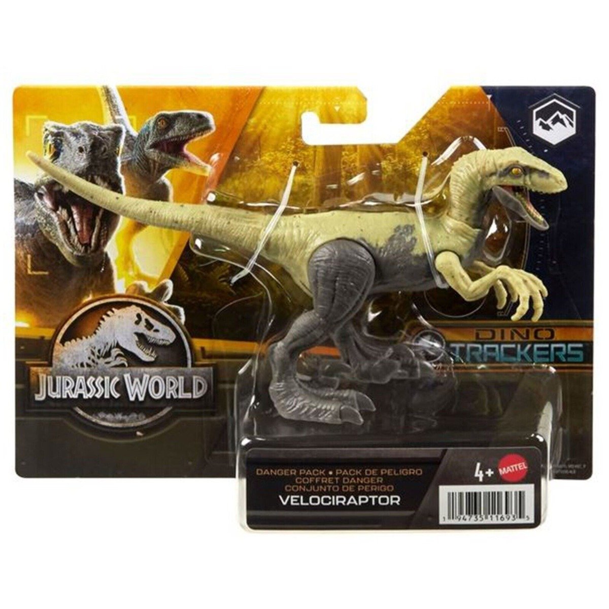 Figurina articulata, Dinozaur, Jurassic World, Velociraptor, HLN56 articulata imagine noua responsabilitatesociala.ro