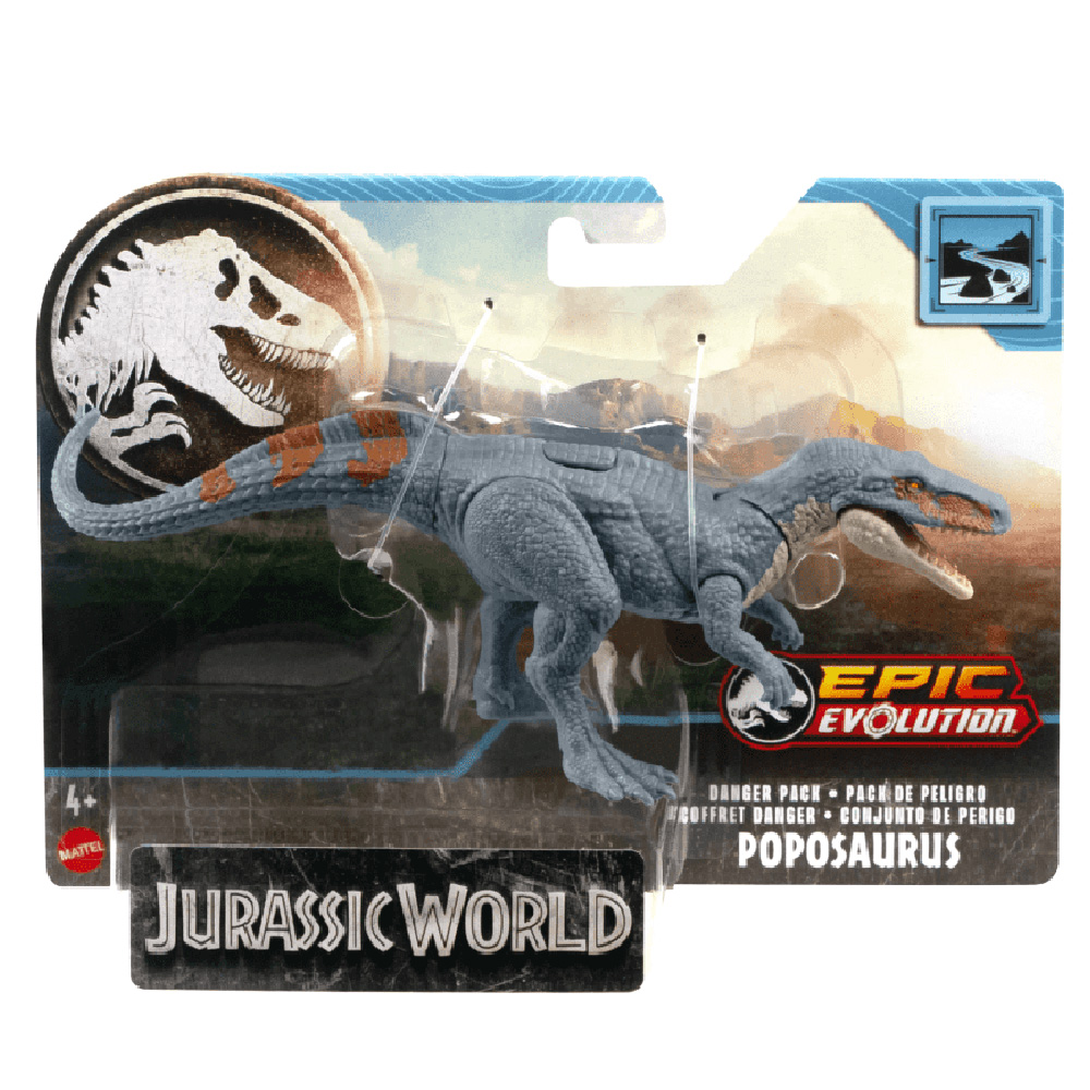 Figurina dinozaur articulata, Jurassic World, Poposaurus, HTK49