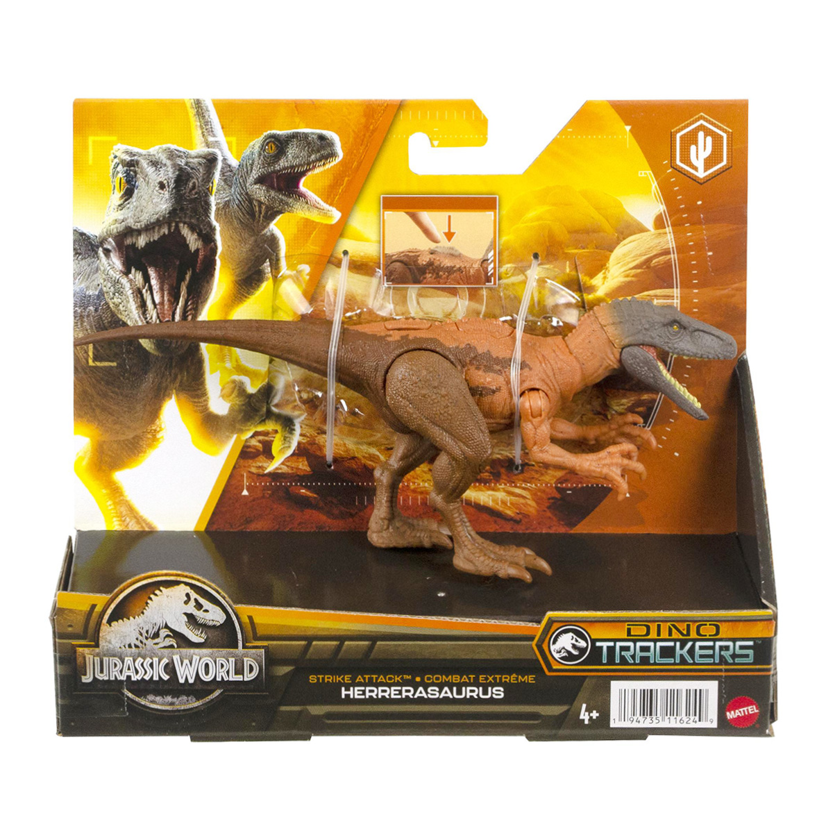 Figurina articulata, Dinozaur, Jurassic World, Herrerasaurus, HLN64 articulata